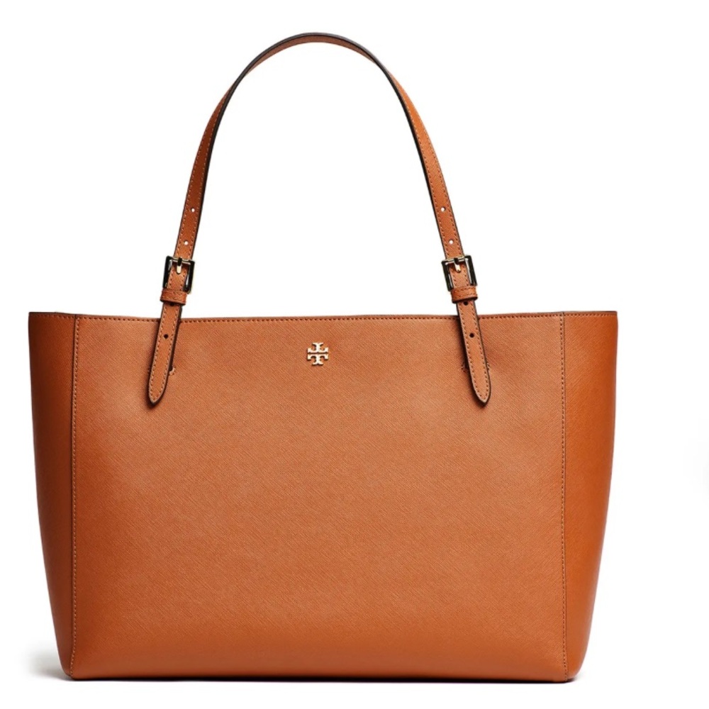 Tory Burch York Buckle Leather Tote Bag - Picture 1 of 9